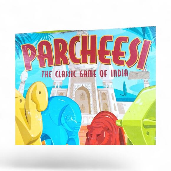 Vintage Parcheesi The Classic Game of India Milton Bradley 2001 Complete - Picture 3 of 7